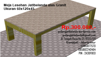  Meja  Lesehan  Jatibelanda Granit 60x120x45 gudangjatibelanda